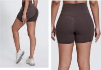 SHINBENE-pantalones cortos deportivos Super Cloud para gimnasio, Shorts sexys de cintura alta con cordones para Yoga, entrenamiento, correr, 4 ", 2,0 - details 10