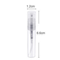 Atomizador de Perfume desechable, botella de plástico transparente, pulverizador de fragancia portátil, 50 piezas, 3Ml - details 1