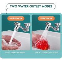 Extensor 1080 °   Grifo de agua giratorio, rociador con boquilla, mezclador de baño Universal, aireador, 2 modos de pulverización, grifo de fregadero de cocina - details 11