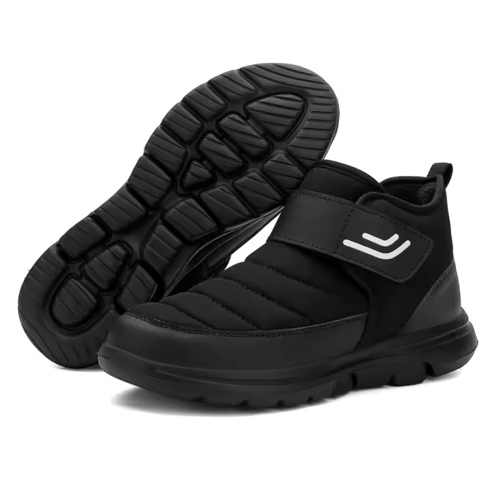 Calzado casual térmico al aire libre de caña alta para hombres y mujeres Botas de nieve con velcro - 1