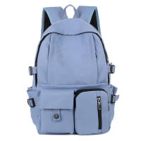 Ligero impermeable para adolescentes, ergonómico simple con correa de hombro ajustable, mochila universitaria - details 3