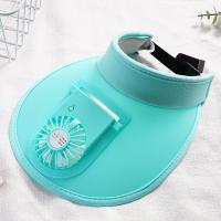 Sombrero De Béisbol Para Mujer Con Ventilador Solar De Verano Protección Total Pico Grande Y Cima Vacia Sombrero Fresco Y Secado Rápido Para Playa - details 2