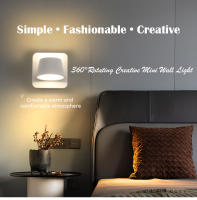 LEFANGXING Lámpara de Pared LED 12CM, Rotativa, Luz Luminosa para Dormitorio y Sala de Estar - details 0