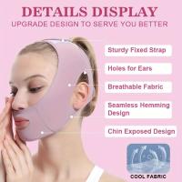 Cinturón de Seda de Hielo Ultra Delgado y Transpirable Máscara de Elevación Reutilizable para Mujeres y Hombres Cuidado de la Mandíbula - details 3