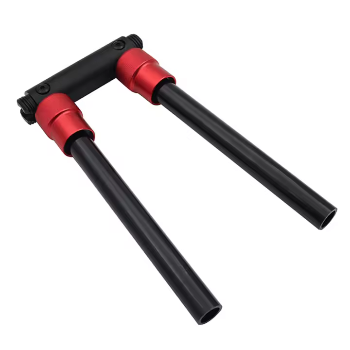 Manillar plegable de aluminio para bicicleta eléctrica, manillar plegable de 90 grados para patinete acrobático - 1