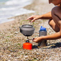 Cocina de Camping Plegable Set de Utensilios de Cocina al Aire Libre Resistente al Calor Equipment Saving Space para 2-3 People Picnic - details 1
