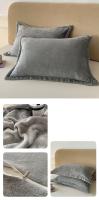 Bonenjoy-funda de almohada de terciopelo, 2 uds., funda de almohada de 48x74cm, funda de almohada suave con cremallera, funda de almohada para decoración de sofá - details 10