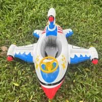 Barco Pirata Para Niños Anillo De Natación Asiento De Avión Con Pistola De Agua Piscina Agua Flotante Juguetes Montar Bote Inflable - details 14