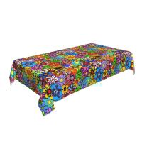 Mantel rectangular Hippie wer para fiesta, manteles impermeables para mesa de comedor, cocina, decoración del hogar - details 81