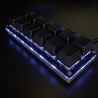 Miniteclado mecánico para videojuegos, dispositivo programable e intercambiable con 12 teclas, de una mano USB-C, OSU - details 1