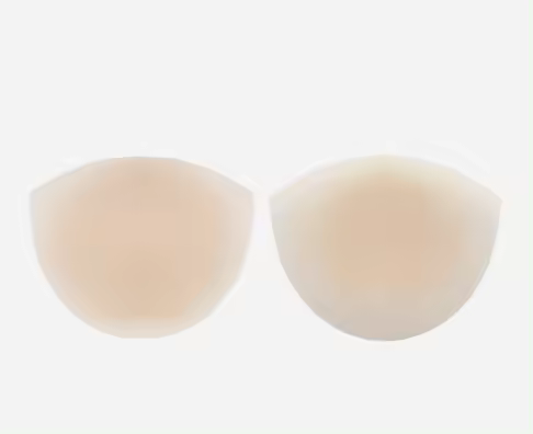 Vestido semicircular con tirantes para pezones de silicona sólida con tirantes invisibles para el pecho con areola antialzada para mujer - 1