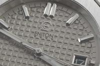 Reloj Automático de Lujo ENITON 41mm Resistente al Agua, Luz Nocturna, Correa de Cuero - details 11