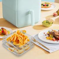 Bandeja de Acero Inoxidable para Freidora de Aire, 3 unidades - details 0