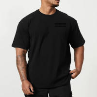 Camiseta Casual de Verano para Hombres Cinta Alta, Manga Corta, Algodón, Absorbente de Humedad, Estilo Hip-hop - details 11
