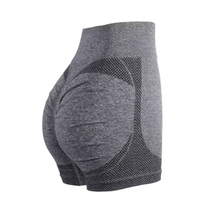 Pantalones cortos de Yoga transpirables para mujer, ropa deportiva de cintura alta, mallas elásticas sin costuras para Fitness, verano - 1