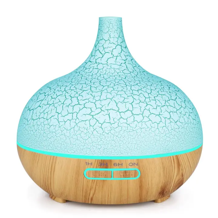 Humidificador Ultrasonido Silencioso de 550ml Control Remoto y LED de 7 Colores Apagado Automático - 1
