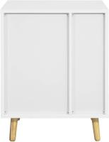 Auxiliares Mesita de Noche con 3 Cajones Mesa para Salón Comedor con 2 Estantes 48 x 40 x 60 cm Gris ES - details 28