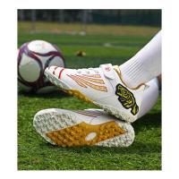 Nuevos zapatos de fútbol dorados a la moda para niños, zapatos de fútbol antideslizantes cómodos, zapatillas deportivas para niños, zapatillas deportivas para niños - details 19