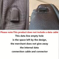 2024 Nueva Moda Mochila para Portátil de Gran Capacidad, Tela Oxford Blanca, Cierre de Cremallera, Lavado a Mano Únicamente, Bolso de Viaje de Negocios con Bolsillos Laterales y Ranura para Bolígrafos - details 10