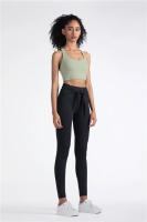 Top de Yoga Transpirable ZHUMU GYM Top de Deportiva de Verano con Espalda Cruzada para Mujeres - details 34