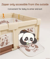 PANGDUBE-corralito de Panda para bebé, parque infantil para niños de 0 a 6 años, valla de seguridad, parque de actividades estable y grande - details 10