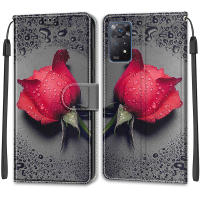 Funda tipo billetera de mariposa para Xiaomi Redmi Note 11 Pro Plus 11S 4G 5G, cubierta trasera protectora de cuero con tapa magnética y ranura para tarjeta - details 42