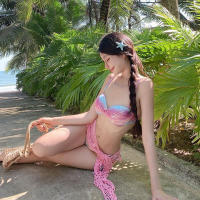 Traje de baño sirena |   Conjuntos de bikini de 3 piezas de verano para mujer |   Con chal de ganchillo |   Trajes de vacaciones - details 3