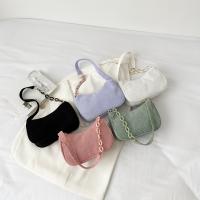 Bolso Mujer Pana Retro Cadena Cremallera Simple Moda - details 1