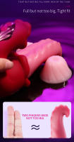 Vibrador para adultos, juguetes sexuales para mujeres, 4 en 1, vibradores con empuje de lengua, consolador rosa, juguetes sexuales con 10 modos de lamiendo del clítoris y 10 modos de vibración, estimulador de clítoris del punto G, herramientas de placer - details 6