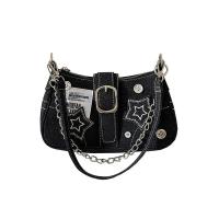 Bolsa de axilas de mezclilla estrella nueva tendencia de moda diseño de nicho bolsa de media luna bolso de lona bolsa de cadena - details 0