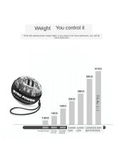 Bola Gyroscópica LED para Entrenamiento y Ejercicio de Antebrazo y Muñeca con Force Trainer y Self-starting - details 9
