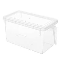 Caja de almacenamiento para refrigerador, organizador apilable para alimentos, armario para nevera - details 0