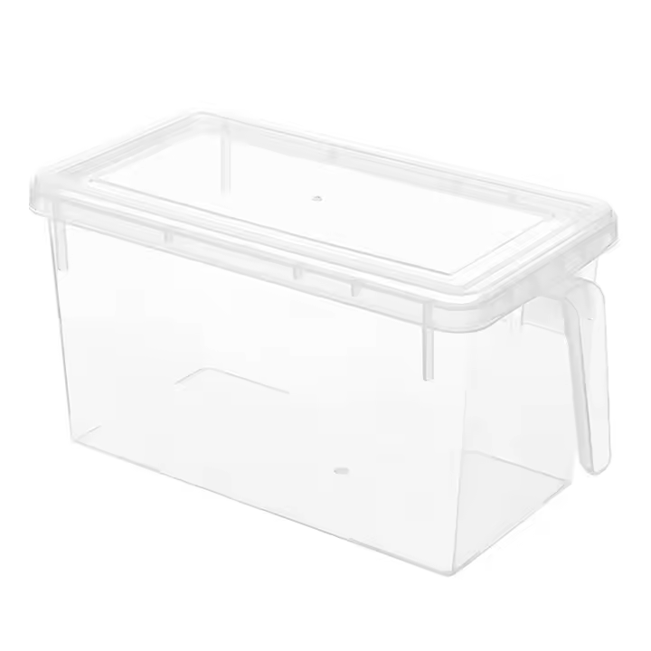 Caja de almacenamiento para refrigerador, organizador apilable para alimentos, armario para nevera - 1