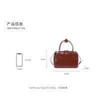 Bolso cuadrado pequeño retro francés, nuevo bolso de bolso de mano a la moda para mujer, bolso de mensajero de un solo hombro. - details 2