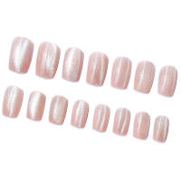 Uñas postizas de Color rosa, Kit de manicura en casa, 24 piezas - details 4