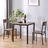 Juego de Comedor de 3 Piezas Mesa de Cocina, Sillas de Comedor, Juego de Asientos - details 2