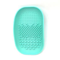 Almohadilla de limpieza de silicona mango con esquinas redondeadas placa de limpieza jabón de silicona caja de asfalto almohadilla de limpieza herramientas de maquillaje belleza limpieza - details 9