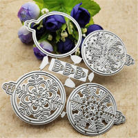 Troqueles de corte de Metal de bola de nieve de campana de Navidad, 4 piezas, álbum de recortes DIY, tarjetas de papel en relieve, plantilla de troquelado, troqueles de Navidad - details 1