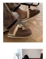 Zapatillas de algodón sucias antideslizantes de invierno a la moda Ins de estilo coreano, plantilla de felpa, nuevo hogar, dormitorio, parejas - details 8
