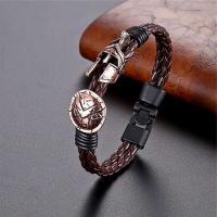 Nuevo cuero vintage lujoso hecho a mano de Guerrero Sparta, pulseras de mujer, joyas, regalos exquisitos, pulseras de hombre - details 31