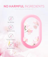 Sakura-Juego de cuidado de la piel, limpiador Facial, crema Facial hidratante, protector solar, mascarilla hidratante, tóner, crema para ojos, suero Facial brillante - details 14