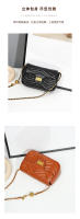 Bolso de Mujer de Cuero de Vaca de Primera Calidad Bolso Cuadrado Pequeño de Mensajero de Cadena de Lujo Ligero de Alta Gama para Viajes - details 10