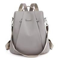 Mochila Multifuncional Antirrobo Para Mujer Casual Nylon Sólida Con Correa Desmontable Bolso Escolar De Moda Para Viajes - details 1