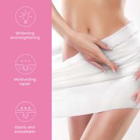 Crema iluminadora de la piel con vitamina E, partes privadas, blanqueamiento de las axilas, glúteos, rodilla, ilumina la parte interna del muslo, elimina la melanina - details 9