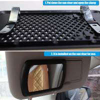 Espejo cosmético de tocador para coche, parasol con Clip, sombreado, para automóvil, vehículo, camión - details 1