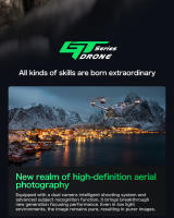 Drone profesional - Retorno inteligente de localización GPS - Cabezales de cámara duales HDR - Capacidad de transferencia de imágenes HD 5G - details 1