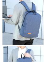 Mochila de negocios para hombre, accesorio sencillo de carga USB, ligera, para viaje, 1 paquete de 15,6 pulgadas - details 35