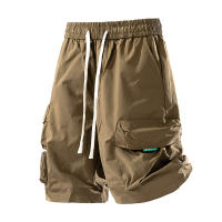 Nuevos pantalones cortos Cargo a la moda para hombre, pantalones cortos deportivos holgados con múltiples bolsillos para exteriores, pantalones cortos informales cómodos y transpirables de verano para hombre - details 1