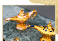 Lámpara pequeña de metal de estilo europeo Alara God, decoración artesanal para el hogar, sala de estar, estudio, hogar, oración y deseos - details 1