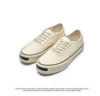 Zapatillas de lona transpirables Suela gruesa, blanco, talla pequeña, estilo coreano y japonés - details 14